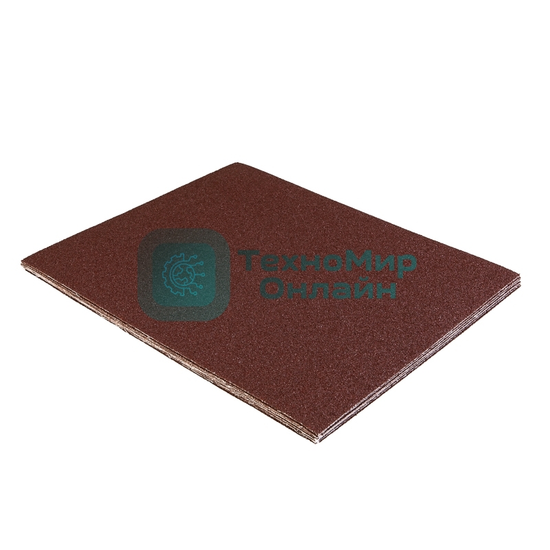 Шкурки шлифовальные Kranz в листах на тканевой основе, водостойкие 230х280мм, Р60 (10 шт/уп)