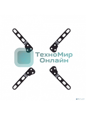 Удлинитель для кронштейнов Kromax ADAPTER-200, черный, 80 шт/уп, Адап. стал. унив. для TV, max VESA 200x200 мм., max вес 20 кг.