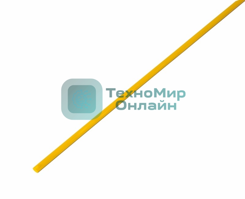 Трубка термоусадочная Rexant 3.0/1.5 1м жел.