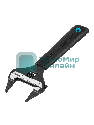 Ключ разводной Gross 15571 150 мм, CrV, ультратонкие губки