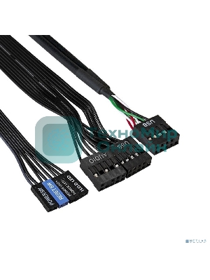 Компьютерный корпус Minitower ExeGate EX291143RUS BAA-105-01-AA500 (mATX, БП AA500 с вент. 8см, 2*USB, аудио, черный)