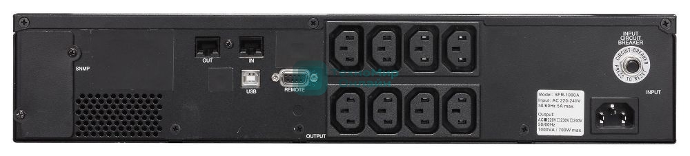 Источник бесперебойного питания Powercom Smart King Pro+ SPR-1500 LCD 1200Вт 1500ВА черный