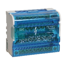 Шины на DIN-рейку в корпусе IEK YND10-4-11-125 (кросс-модуль) ШНК 4х11 3L+PEN IEK