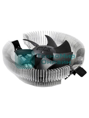 Кулер PCCooler E80 серебристый 75мм алюминий 2200rpm 22db 3-pin 65W