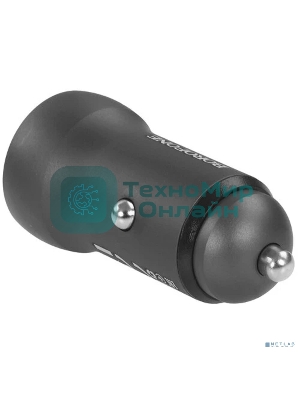 Автомобильное зарядное устройство BOROFONE BZ32A/Авто ЗУ/PD + QC 3.0/2 USB: Type-C + Type-A/Выход: 30W + 18W/графит