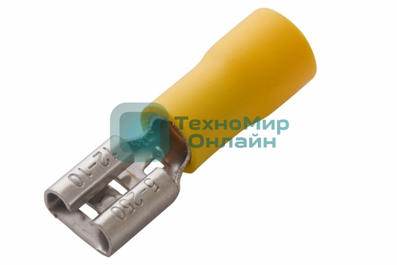 Клемма плоская Rexant изолированная гнездо 7.4 мм 4-6 мм² (РПи-м 6.0-(6.3)/РПИм 5,5-6)