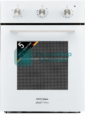 Электрический духовой шкаф Krona BREVE 45 WH, встраиваемый