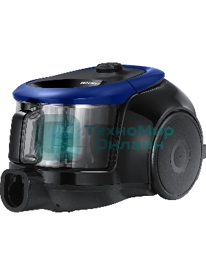 Пылесос Samsung VC18M2110SB/EV синий/черный, 380/1800 Вт, уборка сухой, пылесборник контейнер 1.5 л
