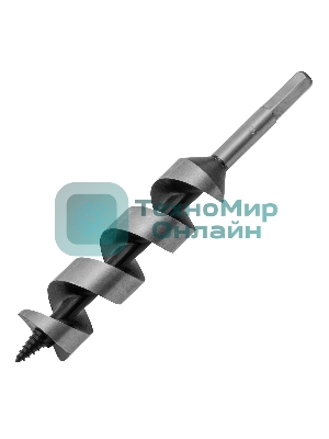 Сверло по дереву Matrix шнековое, 35 х 230 мм, 6-гранный хвостовик