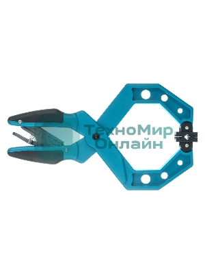 Струбцина Gross 20805 клещеобразная пластиковый корпус храповый механизм жесткой фиксации 4''/100м