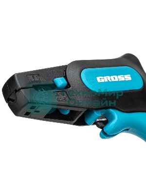 Щипцы для зачистки электропроводов Gross 17722 0,2-6 мм2