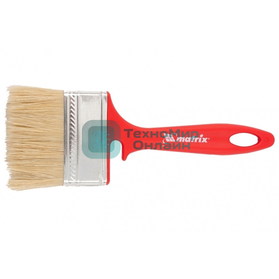 Кисть флейцевая Matrix для эмалей, 70х12 мм, натуральная щетина, пластиковая рукоятка