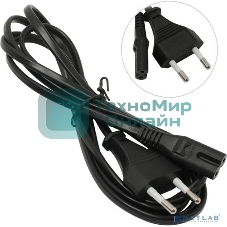 Кабель питания ноутбуков, аудио/видео ExeGate Special PCN-1,8S (CEE7/16->С7) 2*0.5, CCA, 1.8м