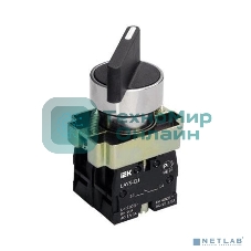 Переключатель LAY5-BJ25 на 2 полож. черный I-O дл. ручка IEK BSW70-BJ-2-K02