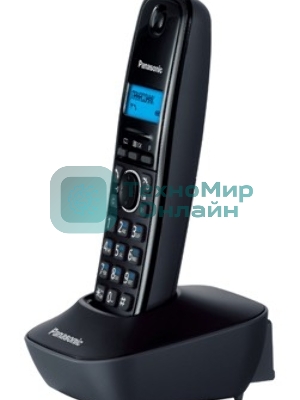 Телефон беспроводной (DECT) Panasonic KX-TG1611RUH (серый) АОН, Caller ID,12 мелодий звонка,подсветка дисплея,поиск трубки