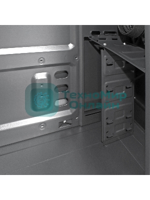 Компьютерный корпус Miditower ExeGate XP-401 Black, ATX, (без БП), 2*USB, Audio