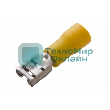 Клемма плоская Rexant изолированная гнездо 7.4 мм 4-6 мм² (РПи-м 6.0-(6.3)/РПИм 5,5-6)