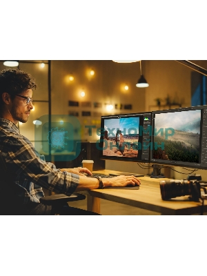 Кронштейн (держатель) ONKRON G140 для двух мониторов 13