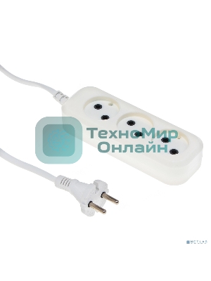 Сетевой удлинитель Buro BU-PSL3.5/W 5 м (3 розетки) белый (пакет ПЭ)