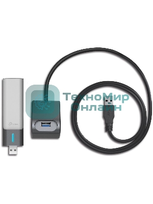 Двухдиапазонный USB-адаптер высокого усиления TP-Link Archer TX50UH с поддержкой Wi-Fi AX3000