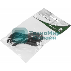 Кабель аудио 1.5м Jack/Jack 3.5мм Ningbo male/male, черный, JAAC002-1.5