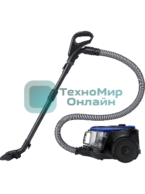 Пылесос Samsung VC18M21A0SB синий, 380/1800 Вт, уборка сухая, пылесборник контейнер 1.5 л