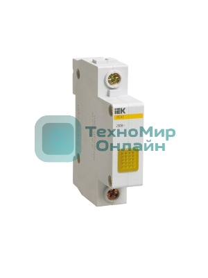 Лампа сигнальная ЛС-47 жел. IEK MLS10-230-K05