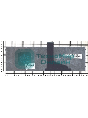 Клавиатура для ноутбука Toshiba S50-A черная вертикальный Enter
