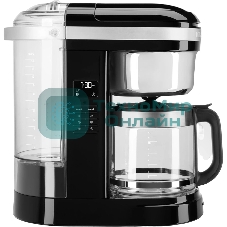 Кофеварка капельная KitchenAid 5KCM1209EOB черный, исп. кофе - молотый, 1,7 л, 1100 Вт