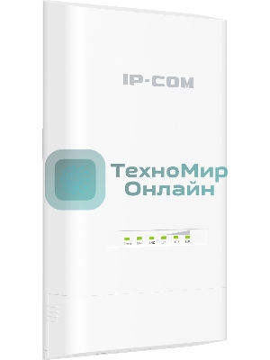 Наружная точка доступа IP-COM CPE12, 5 ГГц, до 867 Мбит/с, IP65, 1х12dbi, PoE, 2х1 Гбит/с, молниезащита 6000В