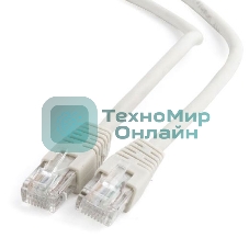 Патч-корд UTP Cablexpert cat.6, 3м, литой, многожильный, серый