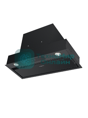 Вытяжка встраиваемая Maunfeld Fantasy Light 60 черная, 59.7 см, 800 куб. м/ч, 52 дБ