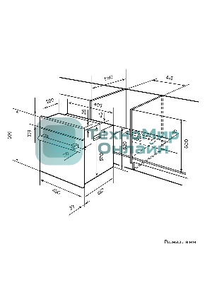 Духовой шкаф LEX EDM 4570 IX55 л, таймер, 7 функций, встраиваемый