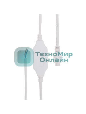 Шнур питания для уличных гирлянд Neon-night (без вилки) 3А, провода белый, IP65