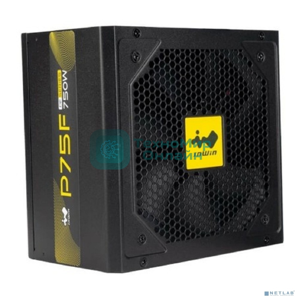 Блок питания INWIN P75F 750W 80plus Gold, full range, 120mm fan [6188849]