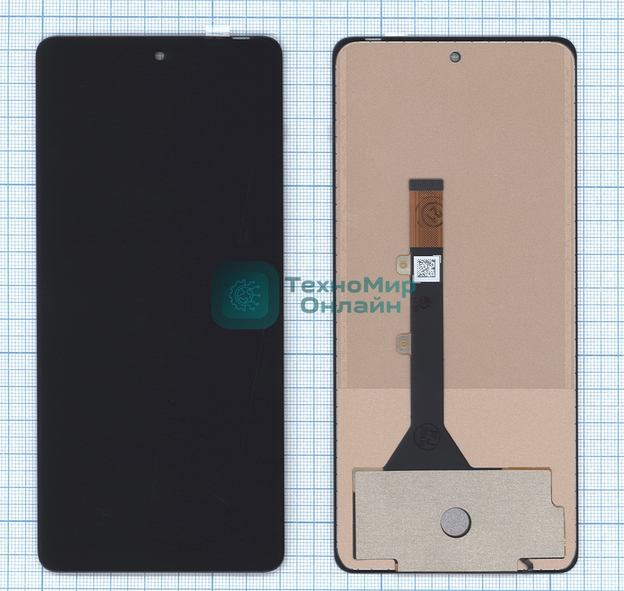 Дисплей для Infinix Note 30 Pro (X678B) в сборе с тачскрином черный TFT