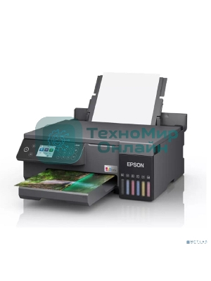 МФУ струйное Epson EcoTank L8100 (C11CK94***), A4, цветной, печ. до 8 стр/мин., 5760 x 1440 dpi (печ.), 1200x4800dpi (скан.), USB, Wi-Fi