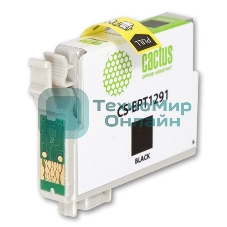 Картридж струйный Cactus CS-EPT1291 (T1291) черный (15 мл) для Epson Stylus Office B42/BX305/BX305F/BX320/BX525/BX625/SX420/SX425/SX525/SX620