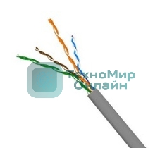 Кабель NewMax FTP CCA, 4 пары, cat.5e, PVC, серый, 305 м.