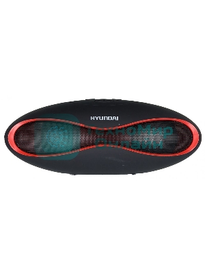 Колонки Hyundai H-PAC100 1.0 черный 3Вт беспроводные BT