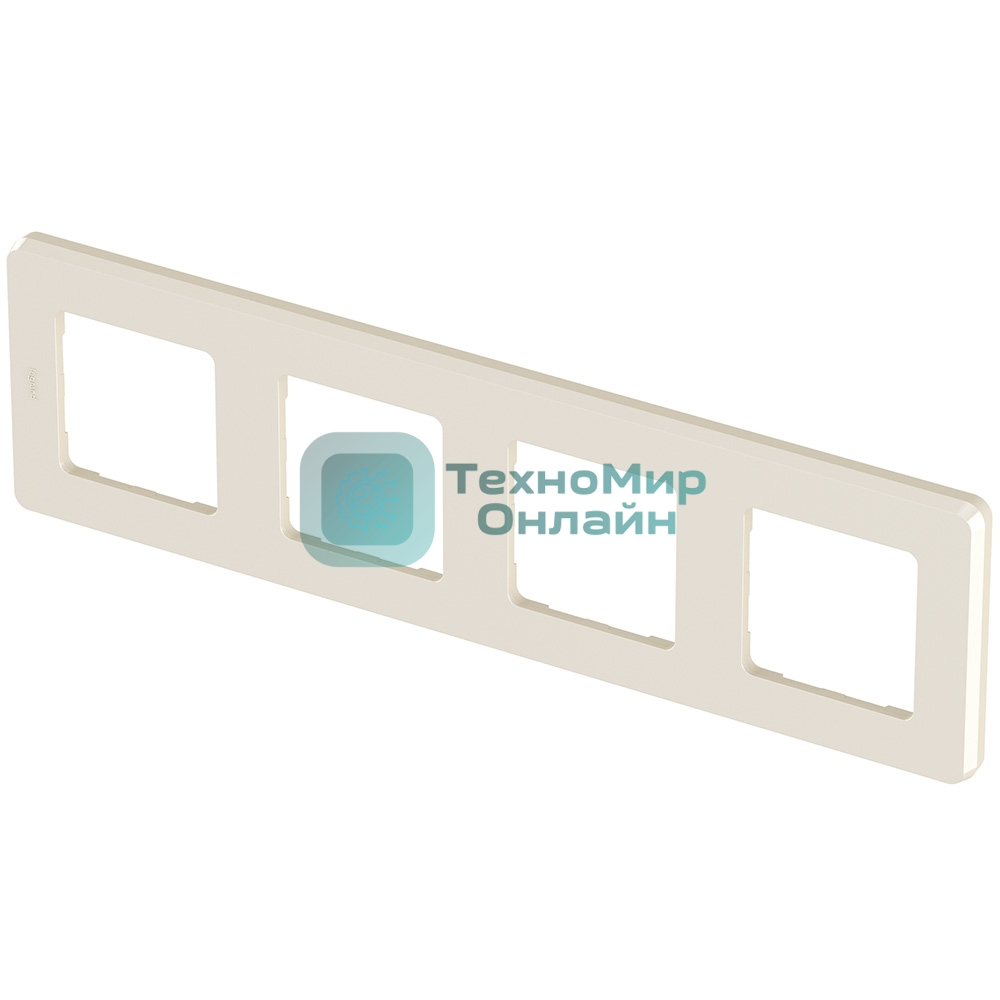 Рамка 4 поста слоновая кость Inspiria