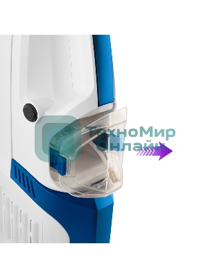 Пылесос вертикальный паровой Kitfort KT-556 белый, питание от сети, 1700 Вт, уборка влажная/сухая/паром, пылесборник 0.4 л