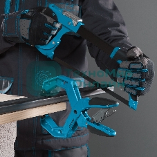 Струбцина Gross 20805 клещеобразная пластиковый корпус храповый механизм жесткой фиксации 4''/100м