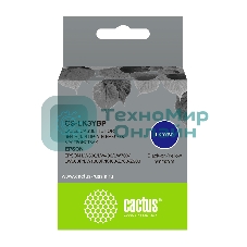 Картридж ленточный Cactus CS-LK3YBP черный шрифт, желтый фон (9 мм, 9 м) для Epson LW300/LW400/LW700/LW600P/LW1000P/K400/Z700/Z900