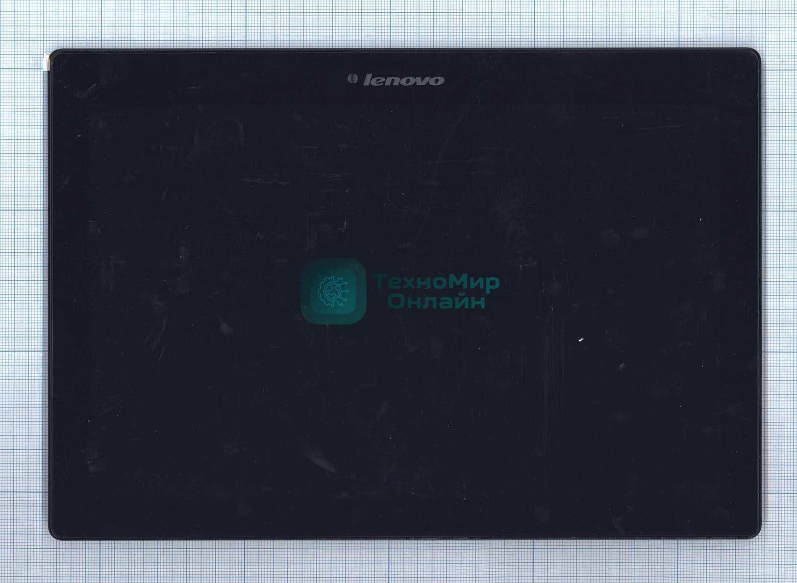 Модуль (матрица + тачскрин) для Lenovo Tab 2 A10-70 черный c рамкой