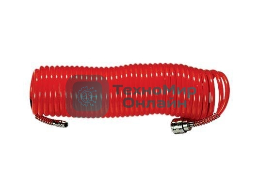 Шланг спиральный Matrix для пневмоинструмента 5м с быстросъемными соединениями