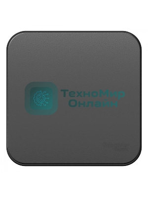 Выключатель 1-кл. ОП Blanca (сх.1) 10А 250 В изол. пласт. антрацит SchE