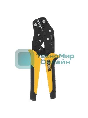 Клещи для обжима неизолированных наконечников Denzel НК и НВ, разъемов РП, 0,25 - 2,5 мм2