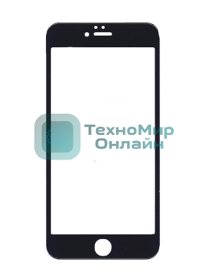 Защитное стекло 4D для Apple iPhone 6/6S Plus черный