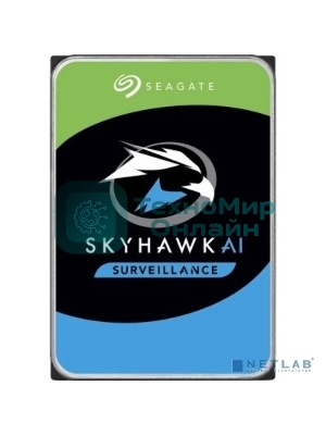Жесткий диск Seagate HDD SATA 8Tb, SkyHawk Surveillance, 7200 rpm, 256Mb buffer, ST8000VX009, 1 year